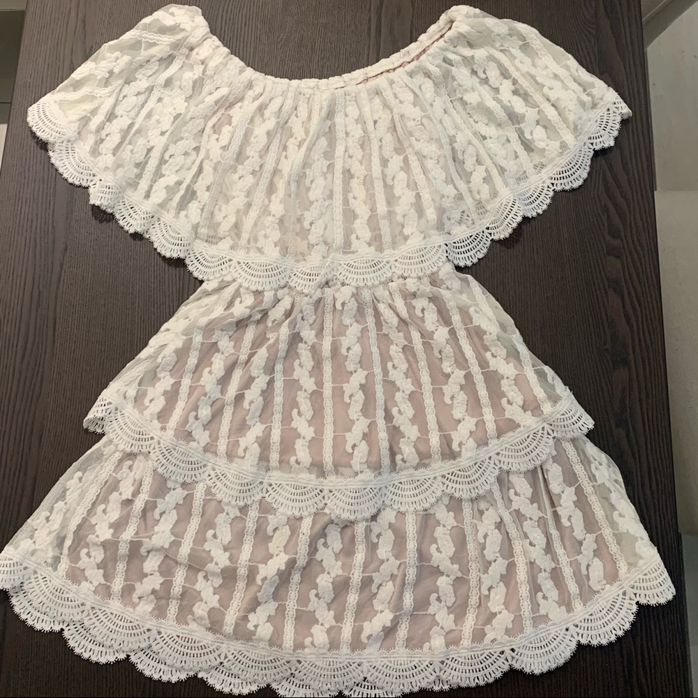 Show Me Your Mumu LANA DRESS CROCHET LACE - Picture 4 of 6